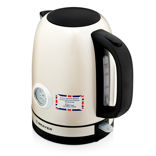 Купить Электрочайник BRAYER BR1005YE бежевый  8185288. Характеристики, отзывы и цены в Донецке