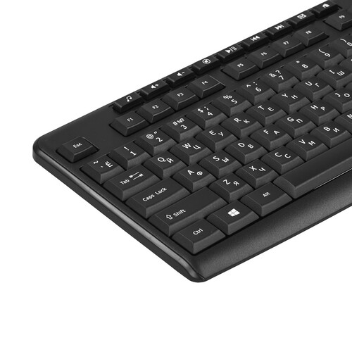 Купить Клавиатура+мышь  проводная  Oklick S650 черный  5603316. Характеристики, отзывы и цены в Донецке