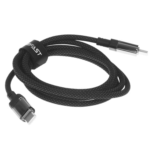 Купить Кабель круглый ACEFAST USB Type-C - USB Type-C черный 1.2 м  9199748. Характеристики, отзывы и цены в Донецке