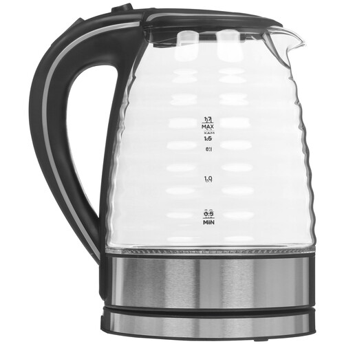 Купить Электрочайник Aceline KG-1700 Wave черный  5630593. Характеристики, отзывы и цены в Донецке