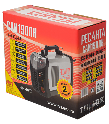 Купить Сварочный аппарат Ресанта САИ 190 ПН  6717365. Характеристики, отзывы и цены в Донецке