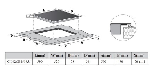 Купить Индукционная варочная поверхность Candy CI642CBB/1RU  9300298. Характеристики, отзывы и цены в Донецке