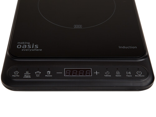 Купить Плита компактная электрическая Oasis РI-BG3S черный  9979891. Характеристики, отзывы и цены в Донецке