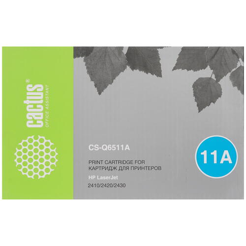 Купить Картридж лазерный Cactus CS-Q6511A черный, с чипом  7974093. Характеристики, отзывы и цены в Донецке