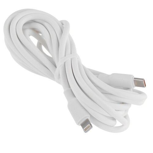 Купить Кабель круглый USAMS Lightning 8-pin - USB 2.0 Type-A белый 3 м  5480414. Характеристики, отзывы и цены в Донецке