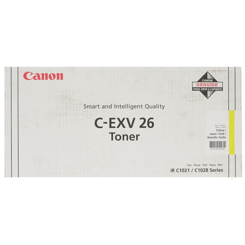 Купить Картридж лазерный Canon C-EXV26 желтый, с чипом  0186951. Характеристики, отзывы и цены в Донецке