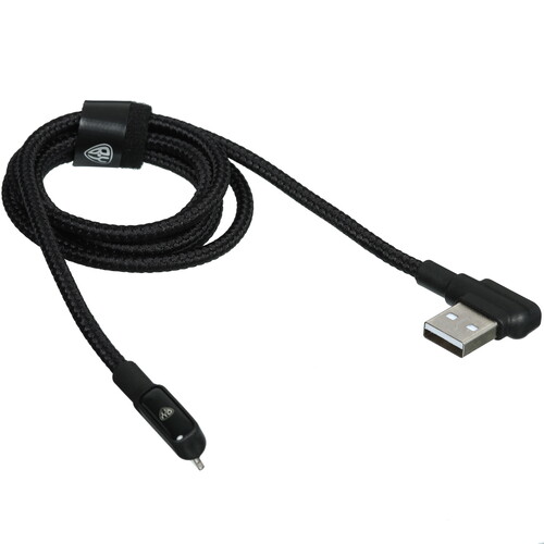 Купить Кабель круглый BY Lightning 8-pin - USB 2.0 Type-A черный 1 м  5482130. Характеристики, отзывы и цены в Донецке