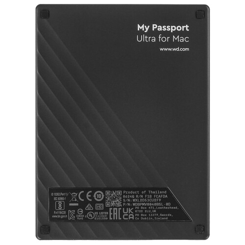 Купить 4 ТБ Внешний HDD WD My Passport Ultra [WDBPMV0040BSL-CESN]  5425811. Характеристики, отзывы и цены в Донецке