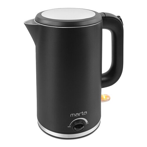 Купить Электрочайник MARTA MT-4557 черный  8192006. Характеристики, отзывы и цены в Донецке