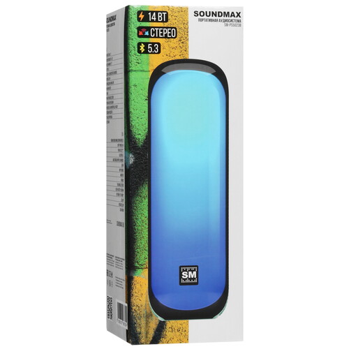 Купить Портативная колонка Soundmax SM-PS5023B, зеленый  9094735. Характеристики, отзывы и цены в Донецке