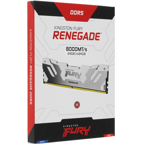 Купить Оперативная память Kingston Fury Renegade White  5629286. Характеристики, отзывы и цены в Донецке