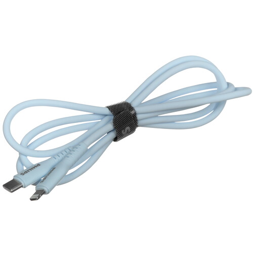 Купить Кабель круглый PHILIPS Lightning 8-pin MFI - USB Type-C синий 1.2 м  5492637. Характеристики, отзывы и цены в Донецке