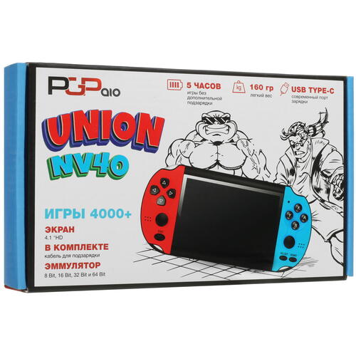 Купить Портативная игровая консоль PGP AIO Union NV40   + 4000 игр  5098383. Характеристики, отзывы и цены в Донецке