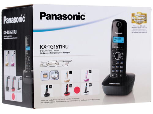 Купить Телефон беспроводной (DECT) Panasonic KX-TG1611RUR  0133102. Характеристики, отзывы и цены в Донецке
