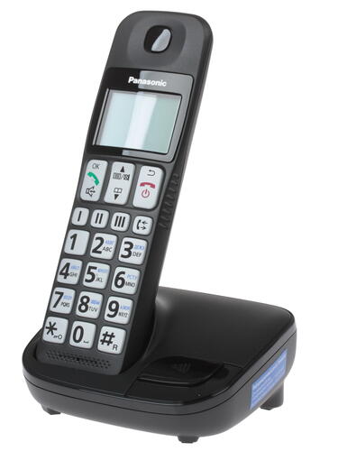 Купить Телефон беспроводной (DECT) Panasonic KX-TGE110RUB  7984725. Характеристики, отзывы и цены в Донецке
