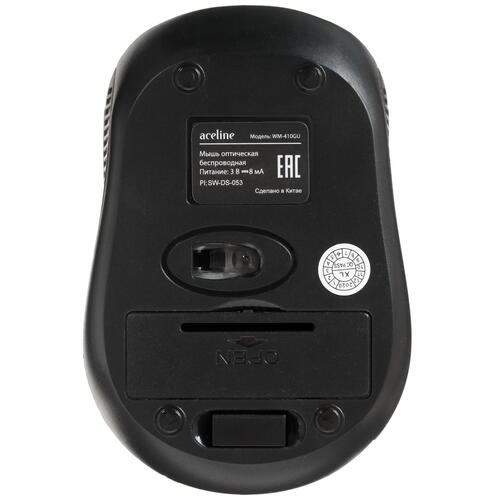 Купить Мышь беспроводная Aceline WM-410GU  черный  1359484. Характеристики, отзывы и цены в Донецке