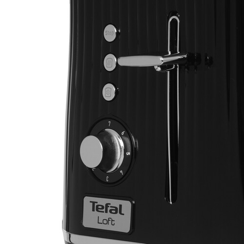 Купить Тостер Tefal Loft TT761838 черный  5606950. Характеристики, отзывы и цены в Донецке