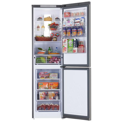 Купить Холодильник с морозильником   Бирюса I980NF серебристый  9066258. Характеристики, отзывы и цены в Донецке