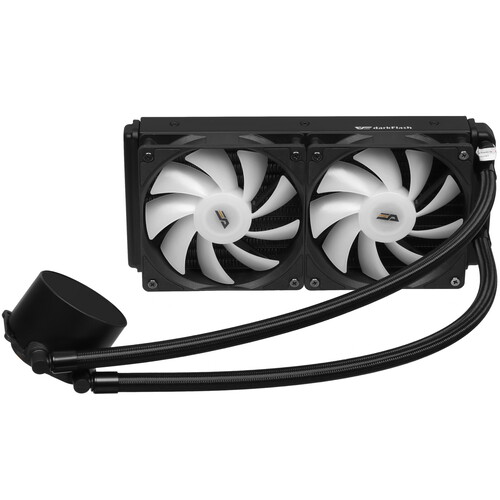 Купить Система охлаждения DarkFlash Radiant DCS 240 черная  5435800. Характеристики, отзывы и цены в Донецке