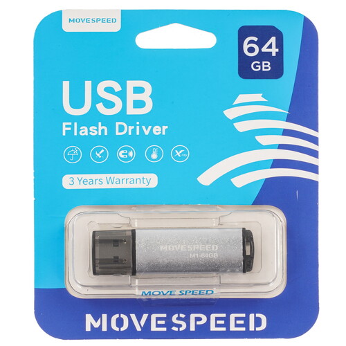 Купить Память USB Flash 64 ГБ Movespeed M1 [M1-64G]  5498948. Характеристики, отзывы и цены в Донецке