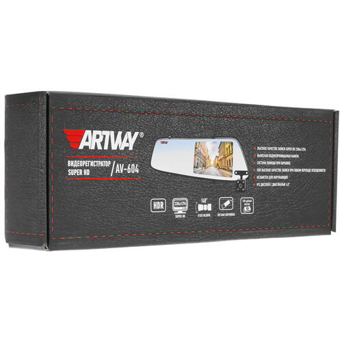 Купить Видеорегистратор-зеркало Artway AV-604 + камера заднего вида  4851329. Характеристики, отзывы и цены в Донецке