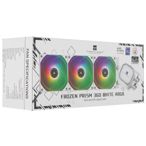 Купить Система охлаждения Thermalright Frozen Prism 360 ARGB  белая  9120247. Характеристики, отзывы и цены в Донецке