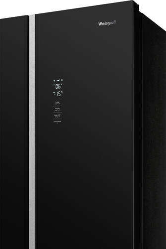 Купить Холодильник многодверный   Weissgauff WCD 590 NoFrost Inverter Premium Biofresh Black Glass черный  9008992. Характеристики, отзывы и цены в Донецке