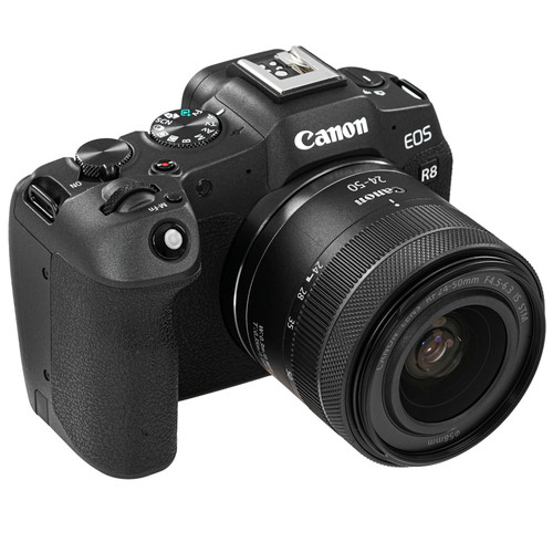 Купить Беззеркальный фотоаппарат Canon EOS R8 Kit RF 24-50mm черный  5421733. Характеристики, отзывы и цены в Донецке