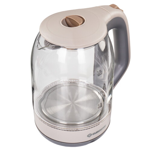 Купить Электрочайник Eurostek EEK-3015 бежевый  9171856. Характеристики, отзывы и цены в Донецке