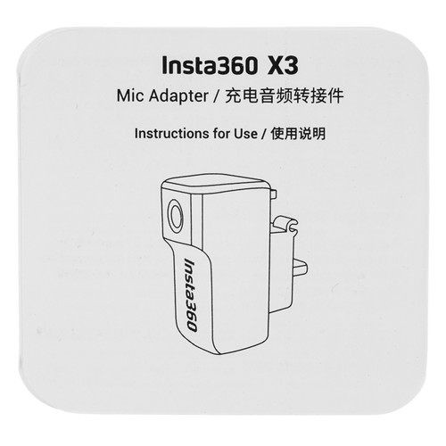Купить Адаптер Insta360 X3 Mic Adapter  5482971. Характеристики, отзывы и цены в Донецке