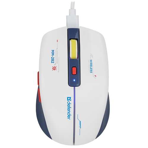 Купить Мышь беспроводная Defender DILA MM-282  белый  9095569. Характеристики, отзывы и цены в Донецке