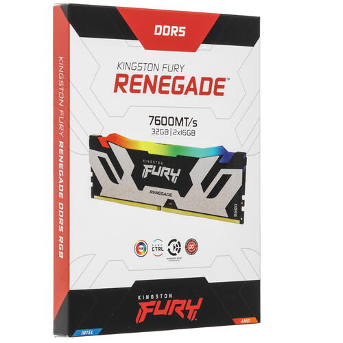 Купить Оперативная память Kingston FURY Renegade Silver RGB  5436375. Характеристики, отзывы и цены в Донецке