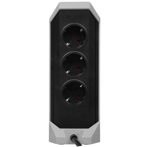 Купить Сетевой фильтр QUMO Power Tower RGB SFS-UF2 черный  9224389. Характеристики, отзывы и цены в Донецке