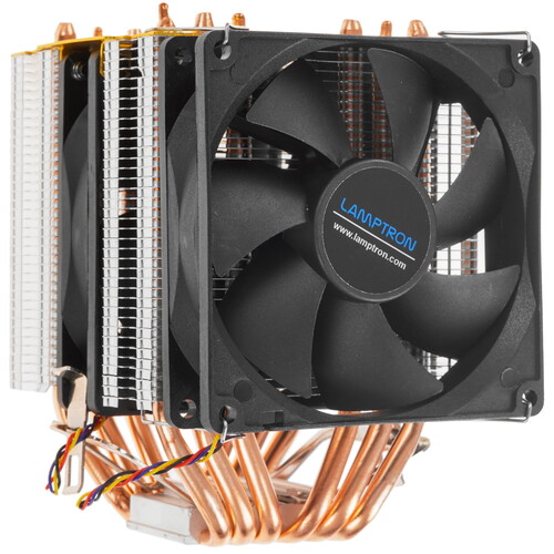 Купить Кулер для процессора Lamptron ST092 [LAMP-ST092P6UL]  5615375. Характеристики, отзывы и цены в Донецке