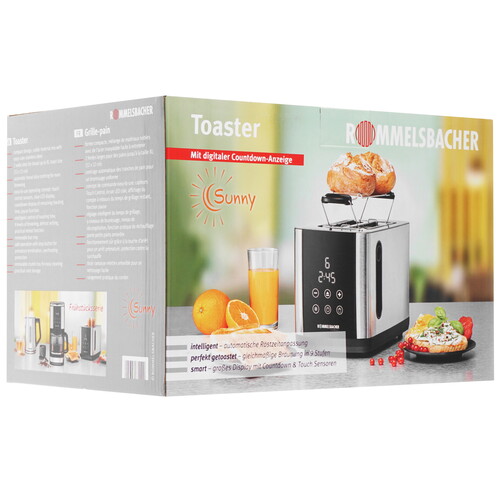 Купить Тостер Rommelsbacher TO 850 серебристый  9168796. Характеристики, отзывы и цены в Донецке