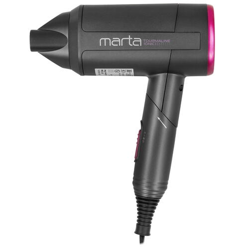 Купить Фен MARTA MT-1266 серый/розовый  9058739. Характеристики, отзывы и цены в Донецке