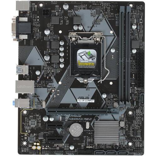 Купить Материнская плата ASUS PRIME H310M-K R2.0  1318724. Характеристики, отзывы и цены в Донецке