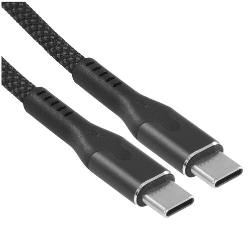 Купить Кабель круглый STATIK USB Type-C - USB Type-C черный 2 м  9240643. Характеристики, отзывы и цены в Донецке