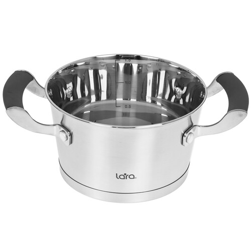Купить Кастрюля Lara Венера LR02-278 1.6 л 16 см серебристый  9214938. Характеристики, отзывы и цены в Донецке