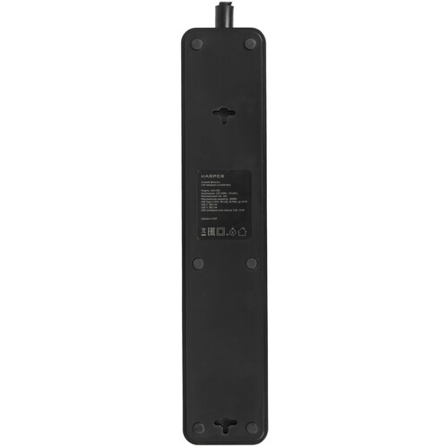Купить Сетевой фильтр Harper UCH-350 черный  5362770. Характеристики, отзывы и цены в Донецке