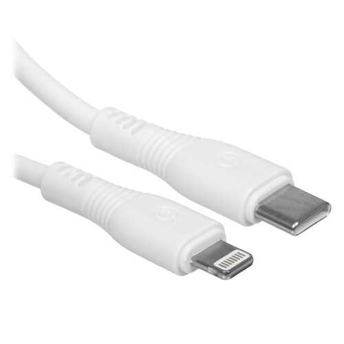 Купить Кабель круглый LANEX Lightning 8-pin - USB Type-C белый 1 м  9280464. Характеристики, отзывы и цены в Донецке