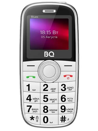 Купить Сотовый телефон BQ 1867 Blues белый/серебристый  9111930. Характеристики, отзывы и цены в Донецке