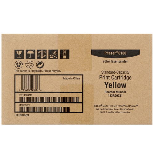 Купить Картридж лазерный Xerox 113R00721 желтый, с чипом  0116754. Характеристики, отзывы и цены в Донецке