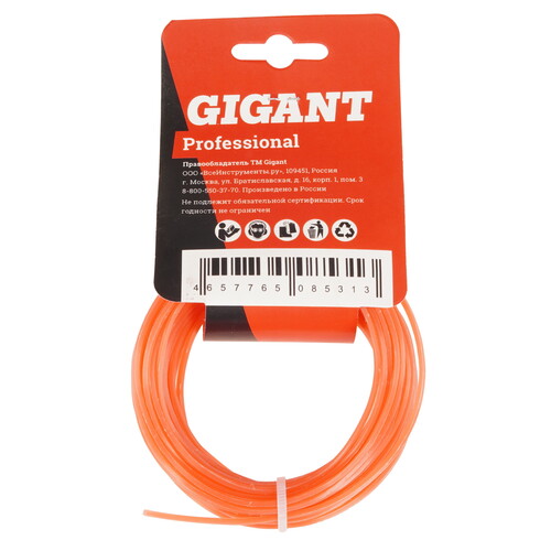 Купить Леска для триммеров Gigant Professional GPROF-05  5486157. Характеристики, отзывы и цены в Донецке