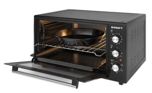 Купить Мини-печь Kraft KF-MO 4808 FDBL черный  9131520. Характеристики, отзывы и цены в Донецке