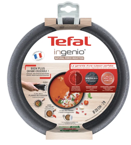 Купить Ковш Tefal Ingenio Natural Force 2.8 л серый  9138601. Характеристики, отзывы и цены в Донецке