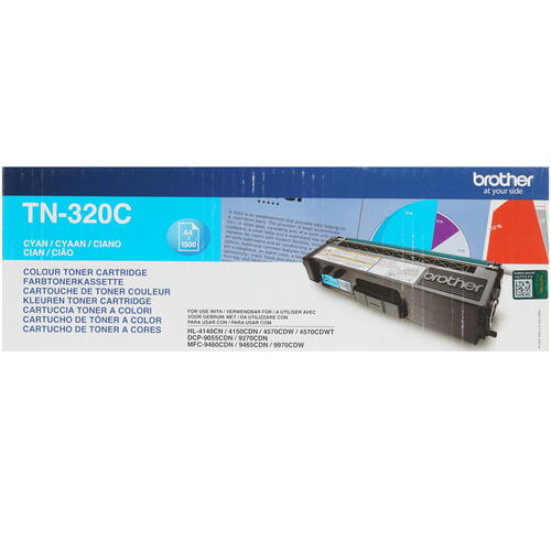 Купить Картридж лазерный Brother TN-320C голубой  7936945. Характеристики, отзывы и цены в Донецке