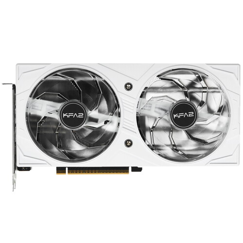 Купить Видеокарта KFA2 GeForce RTX 5060 ROCK(X) OC 2FAN RGB White  5629288. Характеристики, отзывы и цены в Донецке