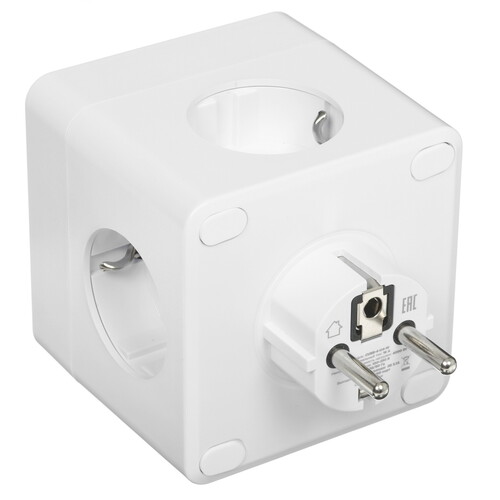 Купить Сетевой фильтр Cablexpert CUBE-4-U4-W белый  9154789. Характеристики, отзывы и цены в Донецке
