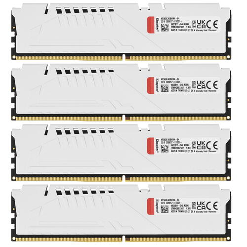 Купить Оперативная память Kingston FURY Beast White [KF560C40BWK4-64] 64 ГБ  5436436. Характеристики, отзывы и цены в Донецке